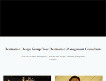 Tablet Screenshot of destinationdesigngroup.com